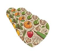 4Pcs Car Air Fresheners Cards Vegetable Fruit Hanging Fragrance Scented Cards Lasting Scent Car Aromatherapy Tablets Auto Rearview Mirror Pendant for Wardrobe Shoe Cabinet