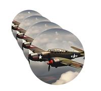 4Pcs Car Air Fresheners Cards World War Aircraft Airplane Hanging Fragrance Scented Cards Lasting Scent Car Aromatherapy Tablets Auto Rearview Mirror Pendant for Wardrobe Shoe Cabinet