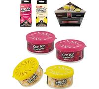 4Pcs Car Air Fresheners | Mixed Berry & Vanilla | 45-Day Long Lasting Odor Eliminator | Adjustable Scent for Car Home Office