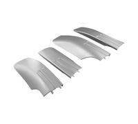 4PCS Car Auto Exterior Rack Roof Rack Rail Retrofit End Cover Dome Holder Case Cap Compatible For BMW E71 E72 X6 2008-2014