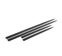 4PCS Car Body Side Trim Molding Waterproof Bright Black Universal Door Protector Auto Modification Side Skirts
