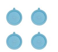 4pcs Car Coasters For Hyundai i10 2014-2020, Cup Holder Slot Pad Multi function Cups Mat Insulation Non-Slip Water Proof General Accessories,B-Blue