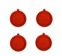 4pcs Car Coasters For Hyundai i10 2014-2020, Cup Holder Slot Pad Multi function Cups Mat Insulation Non-Slip Water Proof General Accessories,B-Red