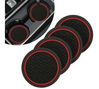 4PCS Car Cup Holder Coasters,2.76" Anti-Slip Insert Water Bottle Pads