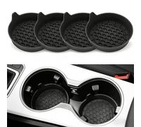 4PCS Car Cup Holder Coasters for Suzuki S-cross 2014-2022 2023 2024, Car Coasters Honeycomb Design Thick Deep Cup Leakproof Spill Catch Cushion Pad