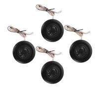 4pcs Car Dome Tweeter Speaker 120w Max Pair Flush Mount Mini | Low Distortion Design with Titanium Film, Built-in Metal Mesh Grill, Includes Wire Accessory, Fits Aftermarket Amplifiers