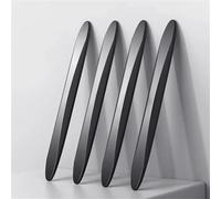 4PCS Car Door Edge & Rearview Mirror Protective Film - Invisible Waterproof Anti-Collision Scratch Guard Strips, Transparent Handle Protector for Auto Exterior, Universal Fit for Most Cars(Black)