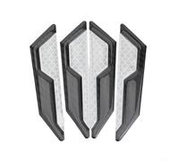 4pcs Car Door For Edge Scratch Protector Reflective Strips Designed To Guard Vehicle Doors From Scuffs And Improve Safety(White)
