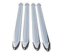 4Pcs Car Door For Protection Strip Self-adhesive Rubber Buffer Pads Anti-scratch Auto Exterior Protective Sticker Bumper Stickers For Cars Black Lives Matter