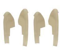 4pcs Car Door Handle Armrest Panel Cover for City 2008-2014(RHD), Microfiber Leather Interior Door Panel Trim Interior Accessories,D/Beige