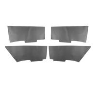 4pcs Car Door Handle Armrest Panel Cover for Kia Spectra Cerato 2005-2012(RHD), Microfiber Leather Interior Door Panel Trim Interior Accessories,C/Door Panel~Black