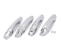 4pcs car Door Handle Cover,for Hyundai Santa Fe IX45 SUV 2013 2014 2015 Gloss Black ABS-Carbon Fibre Door Covers Handles Handle Decal Frame Trim Protector