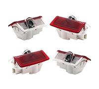 4PCS Car Door LED Logo Light, HD LED Door Courtesy Shadow Projector Welcome Light Fits for Ben A B C E M G GL GLA GLC GLE GLS Class W205 W213 W176 W166