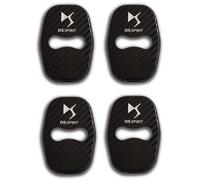 4Pcs Car Door Lock Cover for DS3/DS4/DS5/DS 7 Crossback/DS7/DS 3 Crossback, Anti-Rust Dust Water Proof Covers, Latches Silent Shock Cover Set Auto Accessories,B