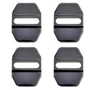4Pcs Car Door Lock Cover for Jaguar I-Pace 2018-2023,door lock protector shield decoration Automotive Interior Protection Accessories Sturdy and not easily deformed,Black