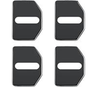 4pcs Car Door Lock Cover for Volvo Polestar1 Polestar2 XC40,Anti-Collision Anti-Corrosion Car Door Latch Cover Latches Accessories,A/Black