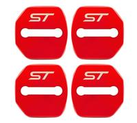 4PCS Car Door Lock Cover Guard Protector compatible with for Ford ST Fiesta Focus Edition Car KUGA Mondeo Ecosport,D