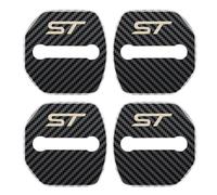 4PCS Car Door Lock Cover Guard Protector compatible with for Ford ST Fiesta Focus Edition Car KUGA Mondeo Ecosport,E