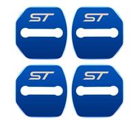 4PCS Car Door Lock Cover Guard Protector compatible with for Ford ST Fiesta Focus Edition Car KUGA Mondeo Ecosport,C