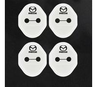 4pcs Car Door Lock Protectors for Dacia Dokker Jogger Sandero Duster Logan Lodgy, Silicone Foldable Anti-Rattle Noise Reduction Protectors Shock Absorption Silent Guards