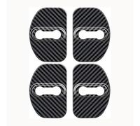 4pcs Car Door Lock Protectors, for Ford Ranger T9 Pickup 2023-2024 Guard Latch Cap Noise Reduction Anti-Corrosion Automotive Interior Accessories Easy to Install,A