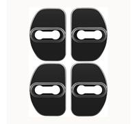 4pcs Car Door Lock Protectors, for VW Amarok Beetle Bora CC Caddy Life EOS Fox Golf (2005-2014) Guard Latch Cap Noise Reduction Anti-Corrosion Automotive Interior Accessories Easy to Install