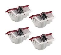 4Pcs Car Door Logo Light Projector Welcome Lights Compatible with MerIceIdeIs BenIz Accessories A B C E M G GL GLA GLC GLE GLS Class 4dr W205 W213 W176 W166 W212