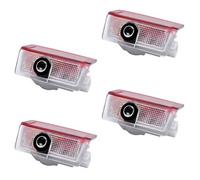 4Pcs Car Door Projector Lights HD LED Logo Lights Projector Welcome Compatible with MerIceIdeIs BenIz Accessories A B C E M G GL GLA GLC GLE GLS Class 4dr W205 W213 W176 W166 W212