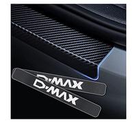 4PCS Car Door Sill Protector for Isuzu D-MAX, Welcome Pedal Scuff Guard Plate Carbon Fiber Stickers Accessories