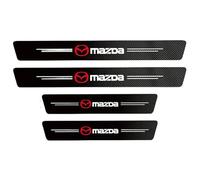 4PCS Car Door Sill Protector for Mazda MPV 1999-2006, Carbon Fiber Threshold Protection Sticker,Welcome Pedal Decor Accessories -Auto Styling Accessories,A-normal