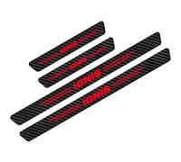 4Pcs Car Door Sill Protector for Suz-uki Ignis, Carbon Fiber Outer Door Sill Non-Slip Kick Plates Sticker Trim, Auto Accessories Scuff Guard Threshold Cover Pedal Edge Entry Guard Decorative