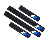 4Pcs Car Door Sill Protector for Volvo XC40 XC 40, Threshold Scuff Kick Plates Welcome Pedal Anti-Scratch Protective Film,Blue