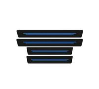 4Pcs Car Door Sill Protector for VW Golf 8 MK8 GTI GTE GTD R 2020 2021 2022 2023 2024, Carbon Fiber Door Sill Threshold Protective Sticker, Scratch Resistant Door Sill Protection, Auto Accessories