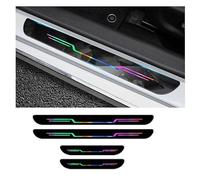 4Pcs Car Door Sill Protector, for VW Golf 8 MK8 GTI GTE GTD R 2020 2021 2022 2023 Stickers Scuff Plate Door Sill Trim Welcome Pedal Car Styling Accessories,A