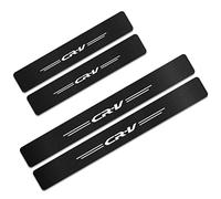 4Pcs Car Door Sill Protector Kick Plate Guard for Hon-da HR-V CR-V FIT ODYSSEY CITY, Carbon Fiber Automobile Threshold Protection Sticker Welcome Pedal Decor Accessories, CR~V