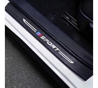 4PCS Car Door Sill Protector Kick Plate Guard for Honda CR-V 2025 2024 Carbon Fiber Step Pedal Sticker Auto Inner/Outer Threshold Decoration