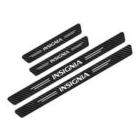 4Pcs Car Door Sill Protector Kick Plates For Op-el Astra Adam Combo Corsa Insignia, Carbon Fiber Scuff Guard Threshold Cover Door Entry Guards Cover Trim Auto Anti-Scratch Accessories, Insignia