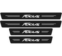 4pcs Car Door Sill Protector Strips Carbon Fiber Threshold Protective Film Kick Plate Cover Sticker for Fo-rd Focus 1 2 3 4 MK1 MK2 MK3 MK4 Car Accessories