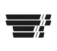 4pcs Car Door Sill Protector Strips for CROSSROAD 2009, Car Kick Plates Carbon Fiber Anti Scratch Threshold Protective Film,White-2