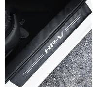 4Pcs Car Door Sill Protector Strips for Hon-da HRV HR-V 2013 2014 2015 2016 2017 2018 2019 2020 2021 2022 2023,Carbon Fiber Kick Plate Scuff Guard,Anti Scratch Threshold Protection Cover