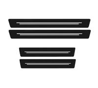 4pcs Car Door Sill Protector Strips for Nissan 370Z 2008-2020 2021 2022 2023 2024 2025 Z34,Welcome Pedal Protector Cover,Scratch Resistant Door Sill Bumper Protective Film,Car Door Sill Protector