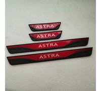 4Pcs Car Door Sill Protector Strips for Op-el Vauxhall Astra 2010-2022, Stainless Steel Kick Plates Scuff Guard Threshold Styling Decoration Accessories