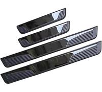 4Pcs Car Door Sill Protector Strips for Renault Clio 2 3 4 5 Sport RS Line 2020-2021,Anti-Scratch Threshold Cover with Stylish Finish,Kick Plate Guard,Auto Decoration Styling Accessories