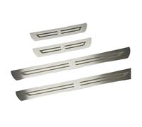 4Pcs Car Door Sill Protector Strips For Seat Arona Year 2017-2027, Threshold Welcome Pedal Cover Anti Kick Scratch Protection Styling Accessories,E