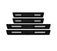 4pcs Car Door Sill Protector Strips for Skoda Yeti Facelift 2013-2017, Car Carbon Fiber Door Sill Kick Plates Anti Scratch Waterproof Threshold Protectors