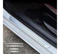 4Pcs Car Door Sill Protectors for Suzuki Alto VII 2009-2014, Premium Stainless Steel Scratch Scuff Plates, Auto Step Guard Pedal Kick Plate Accessories