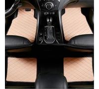 4Pcs Car Floor Mats for Ford Puma 2019 2020 2021 2022 2023 2024, Leather Waterproof Non Slip Floor Liner All Weather Car Carpet Interior Accessories,C-Black beige