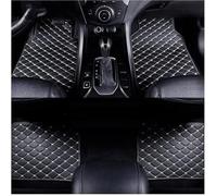 4Pcs Car Floor Mats for Kia Soul II Crossover 2014 2015 2016, Leather Waterproof Non Slip Floor Liner All Weather Car Carpet Interior Accessories,E-Beige