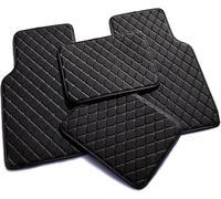 4Pcs Car Floor Mats for VW T-Roc II ab 2025 2026, Floor Pads Water Proof Hard-Wearing Car Floor Mats Non Slip Protection, Easy To Clean,A/All Black