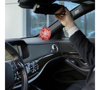 4PCS Car Fresheners Hanging Lavender Air Fragrance Love Heart Shape Car Aromatherapy Tablets Rearview Mirror Pendant Auto Fresheners Long Lasting Fragrance Scented Card